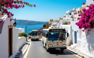 How Does Public Transportation Work in Santorini?